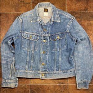 Vintage Lee Riders Men's 70/80s Light Blue Denim Jacket